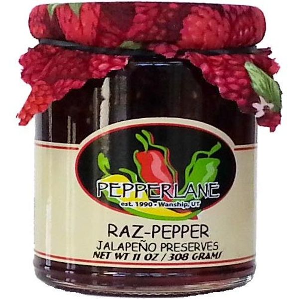 Raz-Pepper Preserves, Natural Raspberry-Jalapeno Specialty Pepper Jelly, 11-Ounce each (3 Pack)