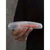 Portable Plastic Travel Razor Case - Compact Shaving Box for Trips & Camping