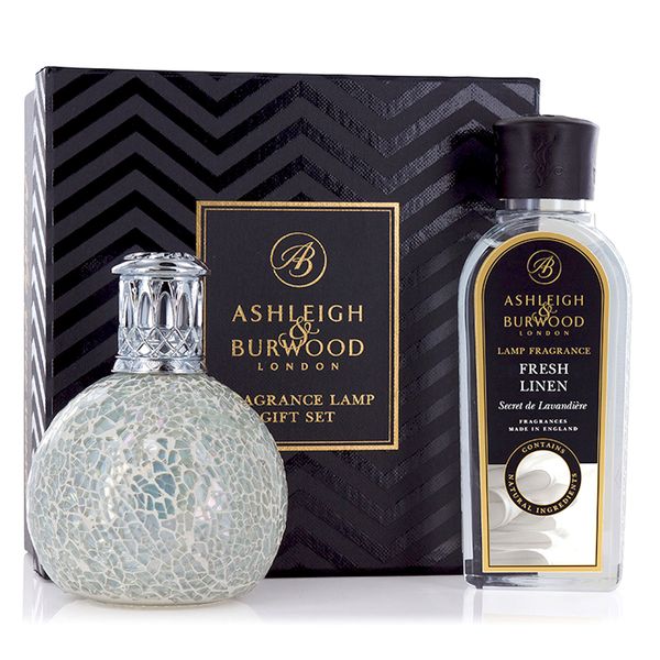 Ashleigh & Burwood Geschenkset - Duftlampe The Pearl & Fresh Linen 250 ml