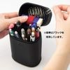 LIHIT LAB A7759-24 Stand Pen Case with Magnet, Black