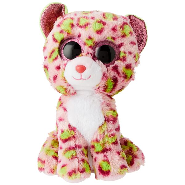 TY 2005076 Lainey Leopard - Beanie Boos Stuffed Animal, Multicoloured, 15cm