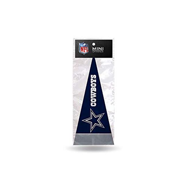 NFL Dallas Cowboys 8-Piece 4-Inch by 9-Inch Classic Mini Pennant Décor Set