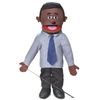 25" Calvin, Black Dad/Businessman, Full Body, Ventriloquist Style Puppet