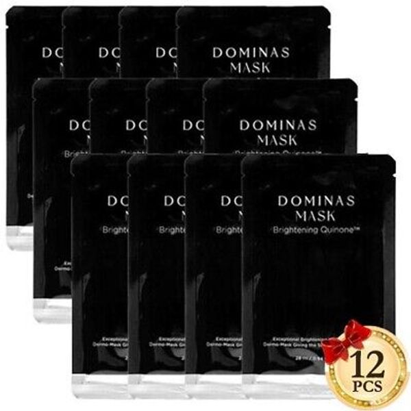 Dominas Brightening Mask 28ml x 12pcs Freckles Mask Sheets Blemish Mask K-Beauty