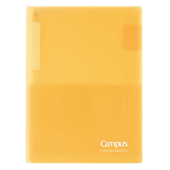 Kokuyo Fu-CEH755Y Campus Clipboard Folder, Yellow