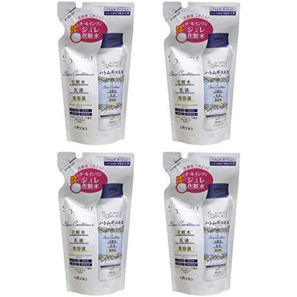 Simple Balance Hatomugi Lotion (Refill) 6.8 fl oz (200 ml) x 4