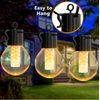 G40 50LED String Lights Warm White Dimmable 49Feet Remote Control Christmas Deco