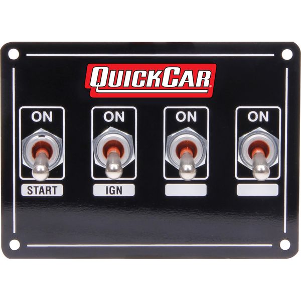 Quickcar Racing Products 50-740 4 Switch Panel
