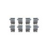 Pair Rear Ceramic Disc Brake Pads with Hardware for Sprinter 2500 3500XD 1500