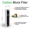 10" Clear Standard Whole House Water Filter System with Block Carbon Filter