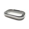 SAMMART 20.8L (5.49Gallon) Collapsible Rectangular Handy Basket/Bucket (S. Grey)