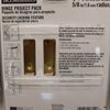 6 Pc- Everbilt 3-1/2 in. Security Door Hinge 5/8 in. Radius, Bright Brass Finish
