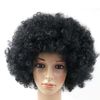 Bomber Afro Wig, Unisex, Cosplay, Costume Accessory, Party, Halloween Costume, Clown Wig (Black)