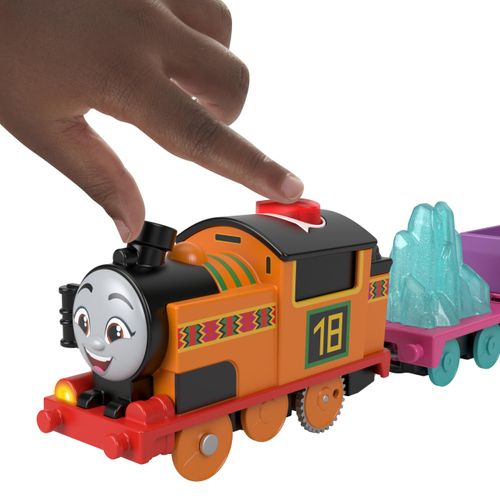 Thomas & Friends Motorised Toy Train HYR78 Talking Nia Battery Powered Motor with Sounds and Phrases for Ages 3+