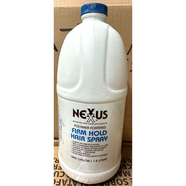 NEXXUS Firm Hold Hair Spray 1.9L / Half Gallon Original Hair Salon FORMULA