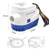 BACOENG Bilge Pump with Float Switch, Bilge Pump 12v Automatic 1100GPH/70LPM, Blue