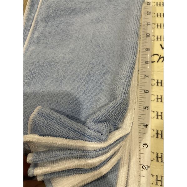 10X MICROTEX MICROFIBER CLEANING TOWELS 14"x14" Washable Use Wet&dry