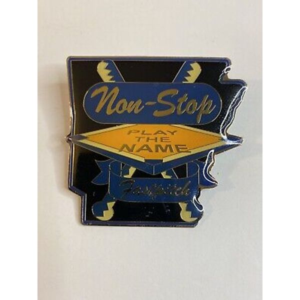 Arkansas Ar Non-Stop Play The Name Fastpitch Softball Collectible Trading Pin