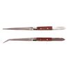 Amtech R0380 2 Piece Wooden Handle tweezer Set