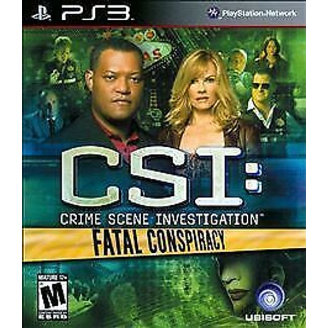 NEW CSI: Crime Scene Investigation - Fatal Conspiracy (PlayStation 3, 2010) PS3