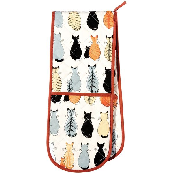 Cats in Waiting Double Oven Glove