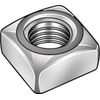 3/8"-16 Stainless Steel Plain Finish Square Nut - Regular, 25 pk.