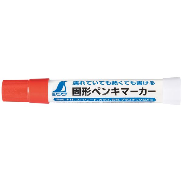 Shinwa Sokutei Solid Paint Marker, Red, 79143