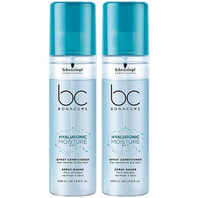 Schwarzkopf BC Bonacure Hyaluronic Moisture Kick Spray Conditioner 200ml Double