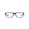Oakley Men's Ox8081 Plank 2.0 Rectangular Prescription Eyewear Frames, Matte Translucent Blue/Demo Lens, 53 mm