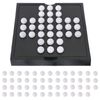 LALASTYLE Solitaire Game, Classic One Player Board Game, Marble-Balancing & Strategy Game, Black