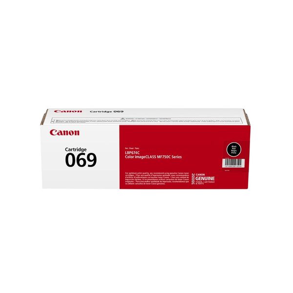 Canon 069 Black Toner Cartridge, Compatible to MF753Cdw, MF751Cdw and LBP674Cdw Printers