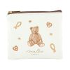 Flower Ring GPO0275-IV Pouch, Teddy Bear (Watercolor), Ivory