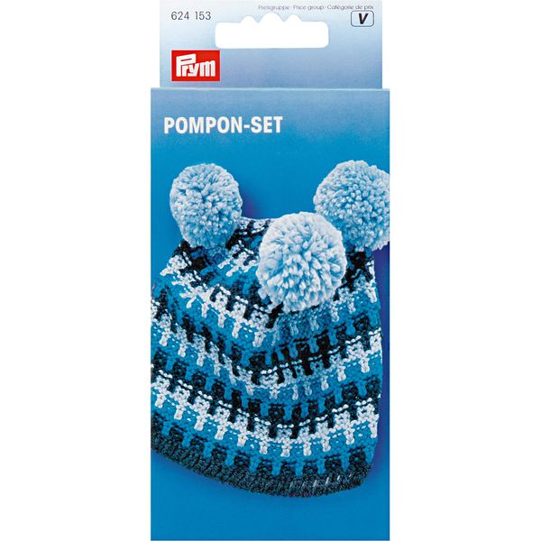 Prym Pompom Set, Multi-Colour, 40.3 x 2.5 x 0.1 cm