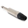 Neutrik NP2X 6.3mm Jack Mono Plug, Silver, 1.0 cm*4.0 cm*4.0 cm