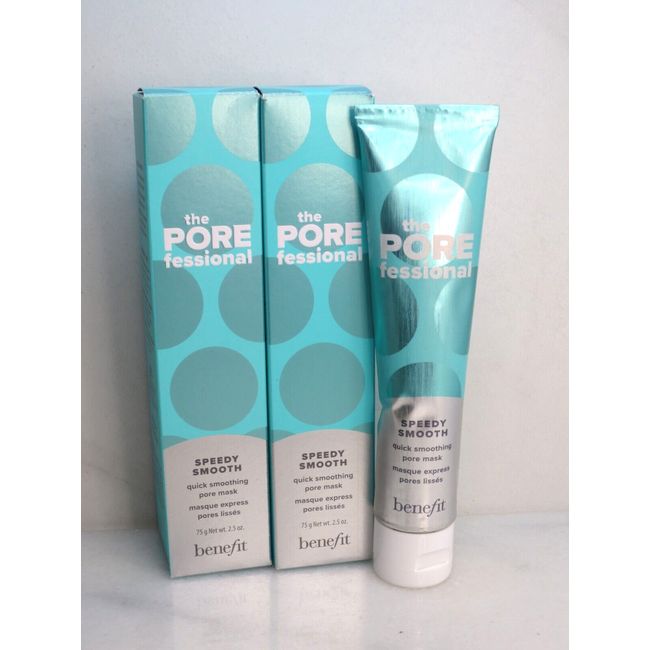 BENEFIT THE POREFESSIONAL SPEEDY SMOOTH QUICK SMOOTHING PORE MASK 2.5 OZ 2 PCS