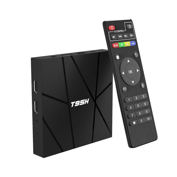 Android Tv Box 10.0 2 GB RAM 16 GB ROM Smart TV Box, Allwinner H616 Quad-Core 6K TV Box, H.265, 3D, 2,4 G WiFi, 10 / 100M Ethernet