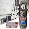 Clamp Amp Meter | Capacitance Tester - 6000 Counts Multifunctional Clamp Meter with Backlight Flashlight for AC/DC Voltage Capacitance Resistance Temperature