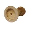 Pair of Wooden Curtain Stem Holdbacks Beach Effect