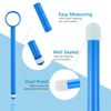 MOUJUCHI Lube Applicator Injectors，2 Pcs Lube Applicator Launcher with Smooth Rounded Tip(Blue)
