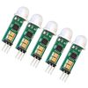 HC-SR505 PIR Motion Sensor (5-Pack) Mini Infrared Human Body Detector Module Compatible with Arduino, Raspberry Pi MCU High Precision Motion Switch for DIY Electronics