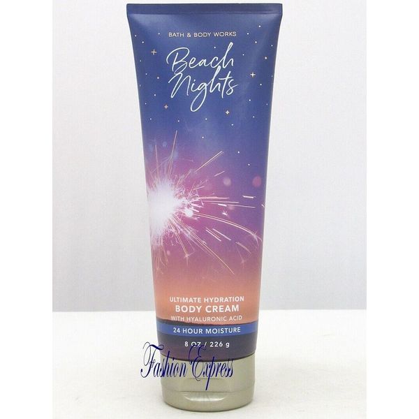 BATH & BODY WORKS BEACH NIGHTS BODY CREAM 8 OZ