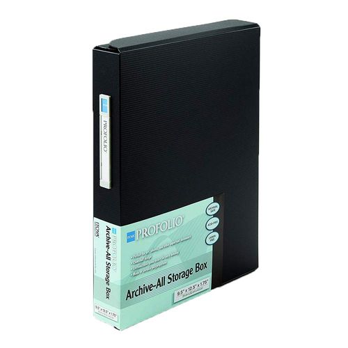 Itoya Archive-All Storage Box - Profolio Black 14 x 17 - AA-1417BK