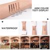 VivaNex 3D Waterproof Smudgeproof Eyebrow Pencil - Dark Brown, Creates Natural Looking Defined Eyebrows