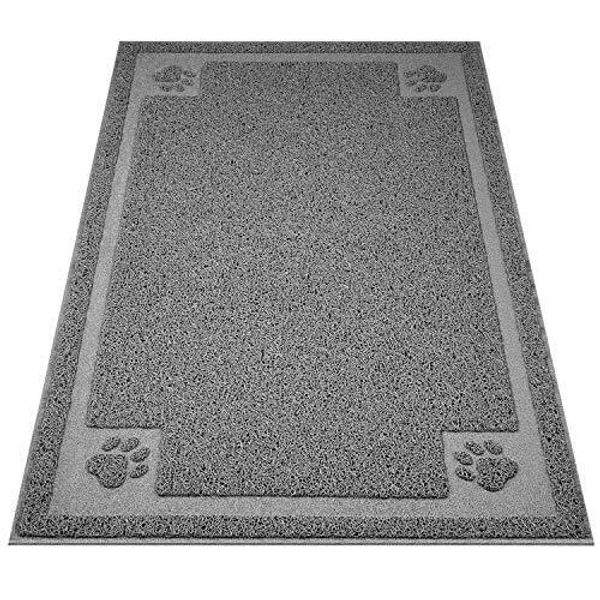 Large Cat Litter Box Mat Pad Pet Kitty Clean Easy Cleaning Floor Protector