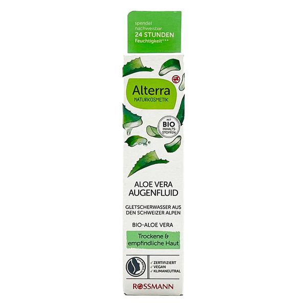 Alterra Organic Aloe Vera & Glacier Water Eye Fluid 15ml