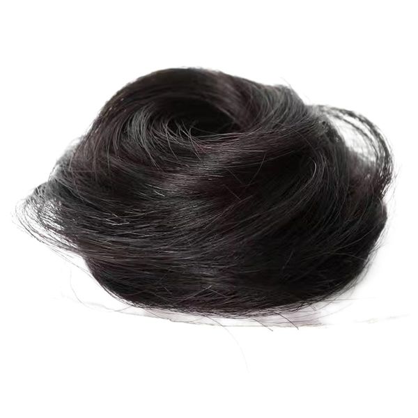 Cute Bun Wig, Increased Hair, Fashionable, Popular, Adult Point Wig, Wedding, Seven-Five-Three Festival, Coming-of-Age Ceremony, Kimono, Yukata, Daily Commuting, Partial Wig (Natural Black)