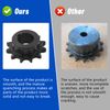 #50 Roller Chain Sprocket Type B 1 inch Bore 12 Tooth 50BS10
