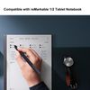 Stylus Pen for Remarkable 1/2 Tablet Notebook Replacement, EMR Device Compatible, No Charging Needed, No Setup, with Tips/Nibs, Black
