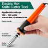 22 Pieces Electric Hot Knife Cutter Tool Kit Include Heated Knife Plas