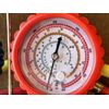 4 Way HVAC Mini Split Diagnostic Manifold Gauge & Hoses Set for R32 Refrigerant